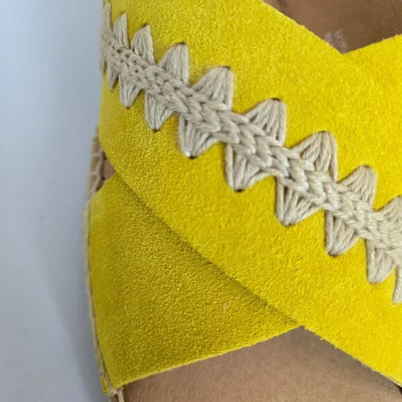 JUTELIA Made In Spain Suede Espadrille Flat Sandals - Picture 8 of 13